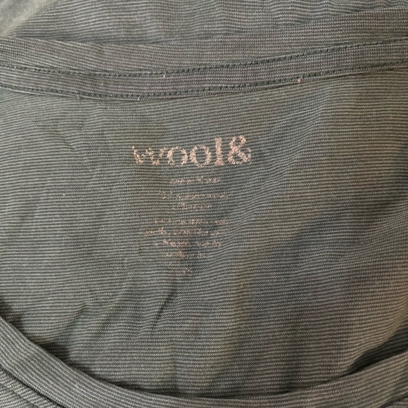 Wool & green swing dress with pockets.   Small - Picture 4 of 5